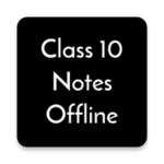 class 10 notes offline android application logo